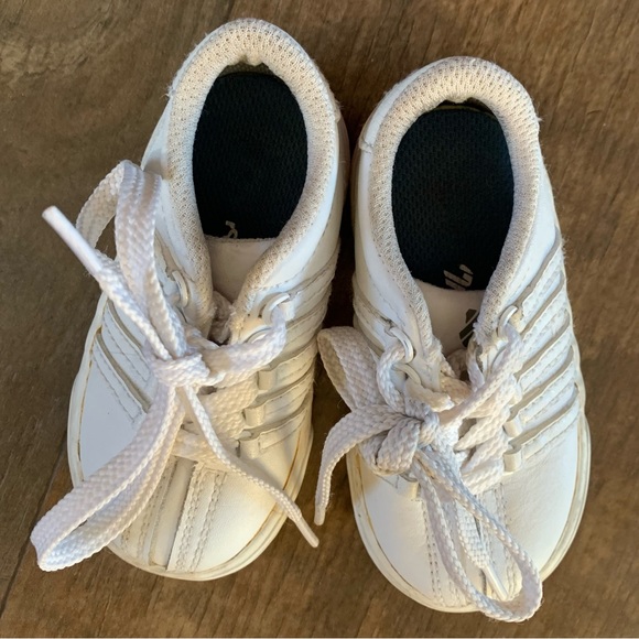 K Swiss white toddler sneaker - Picture 6 of 9